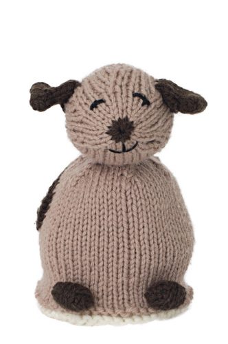 Knitting Toys: Dog to Doghouse
